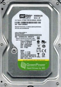 Встановлення HDD 500GB